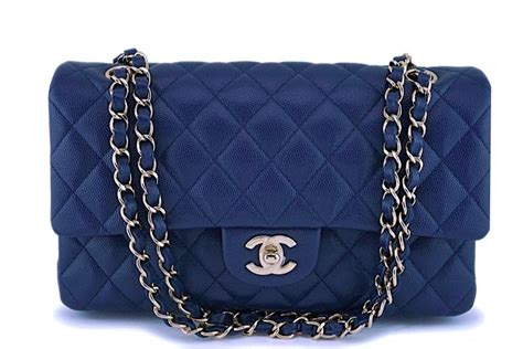 blue sparkly chanel bag|chanel bag navy blue.